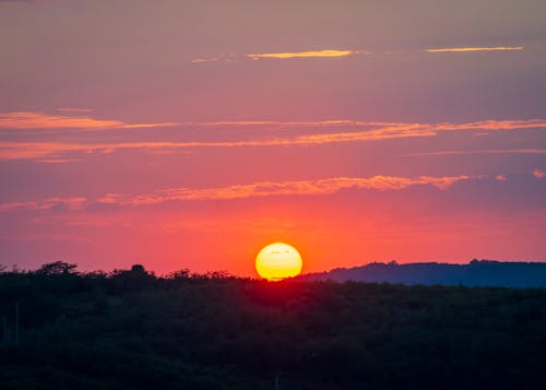 まぶしい太陽, 美しい夕日の無料の写真素材