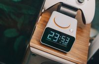 White Digital Desk Clock