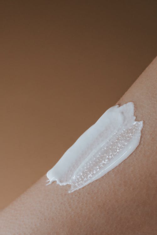 Cream on Womans Skin 