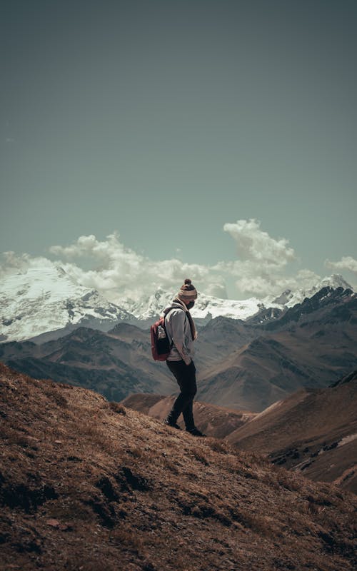 Foto d'estoc gratuïta de andes, aventura, caminant