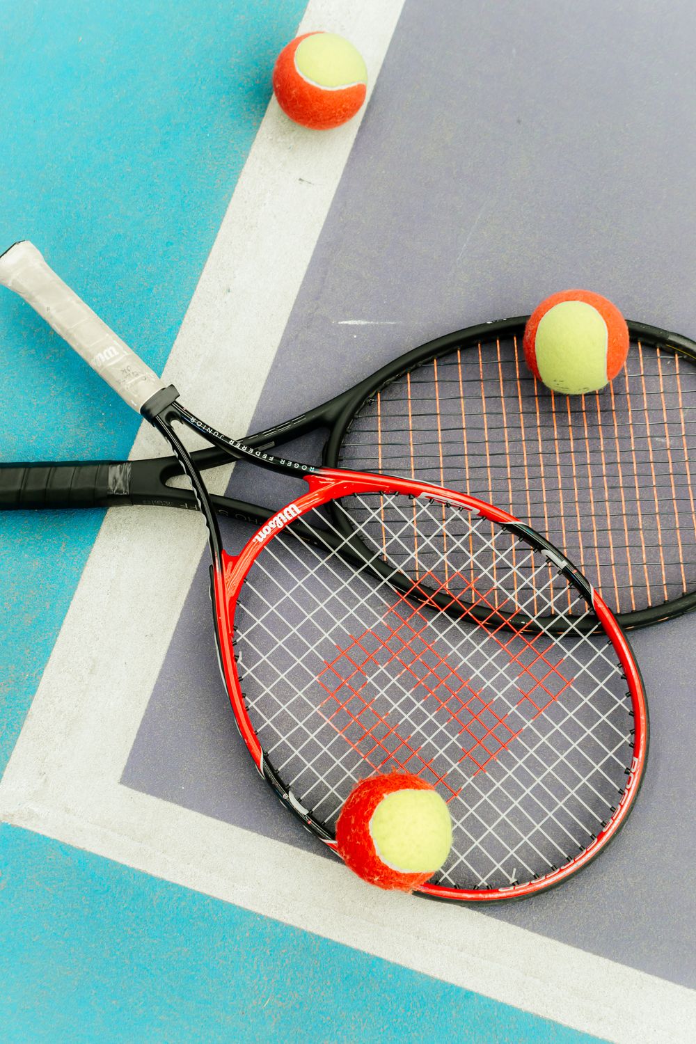 Matchmaker Tennis Rackets Tennis Rackets and Balls · Free Stock Photo