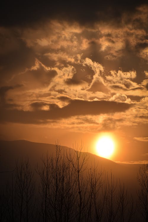 Foto d'estoc gratuïta de capvespre, cel espectacular, fons de pantalla