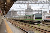 Train at Railway Station
