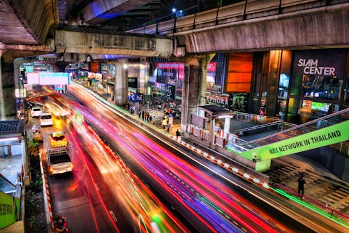 Imagine de stoc gratuită din Asia, automobil, autostradă