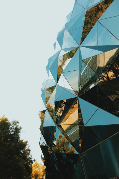 A building with a large glass dome