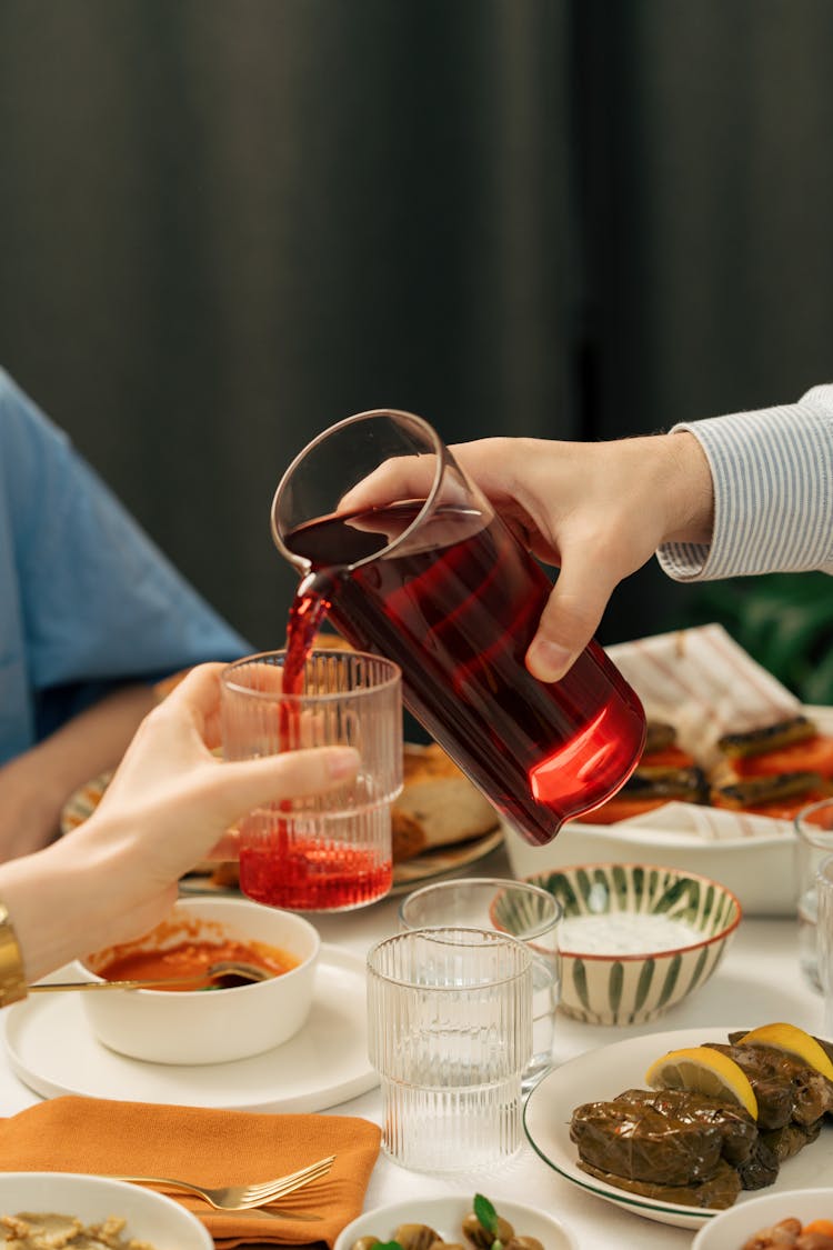 People On Dinner During Ramadan