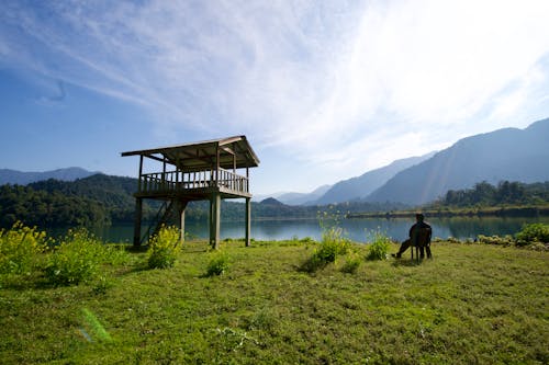 Ilmainen kuvapankkikuva tunnisteilla hohtava järvi, Intia, istuminen