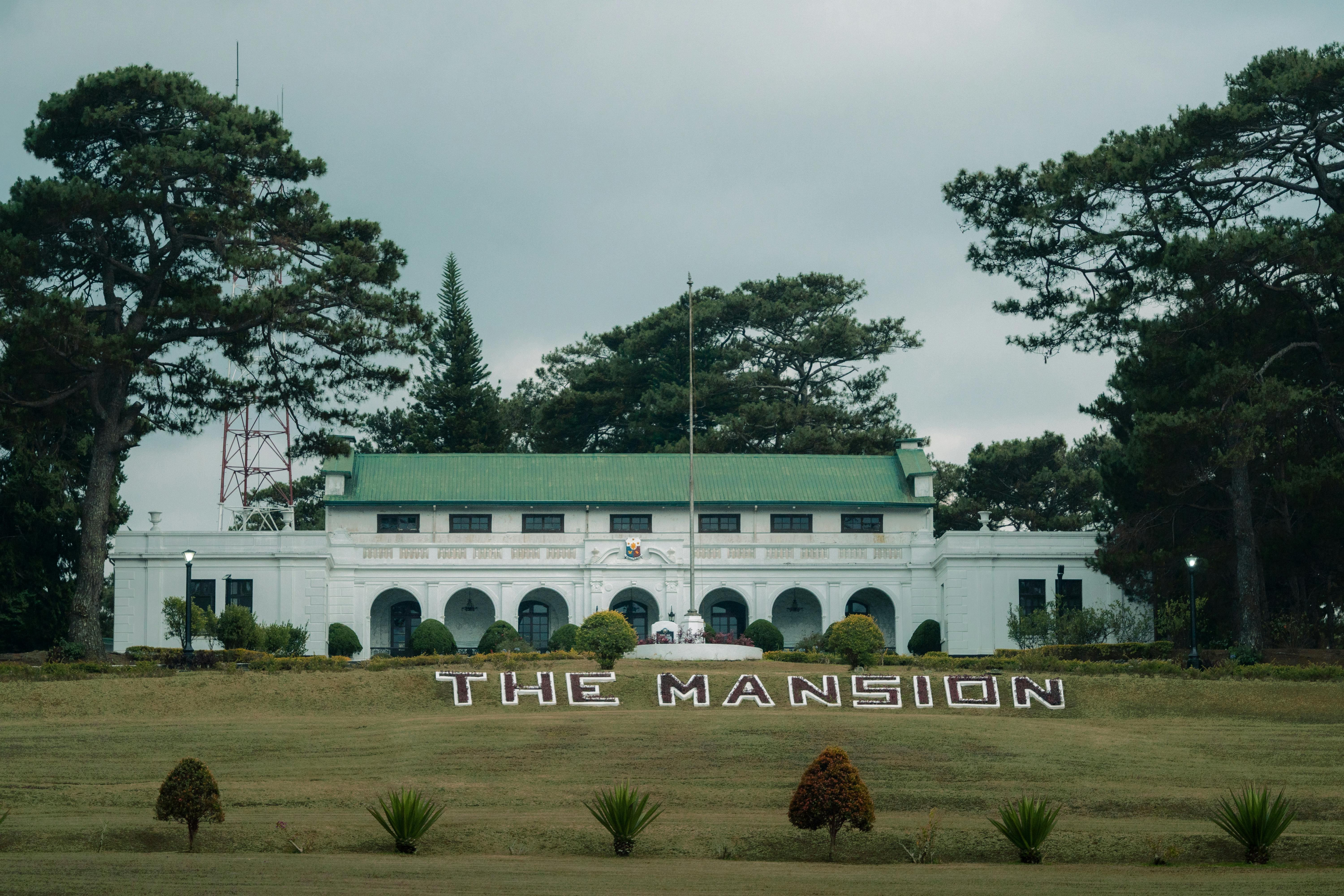 Capture of The Mansion, a historical landmark in Baguio City, Philippines.