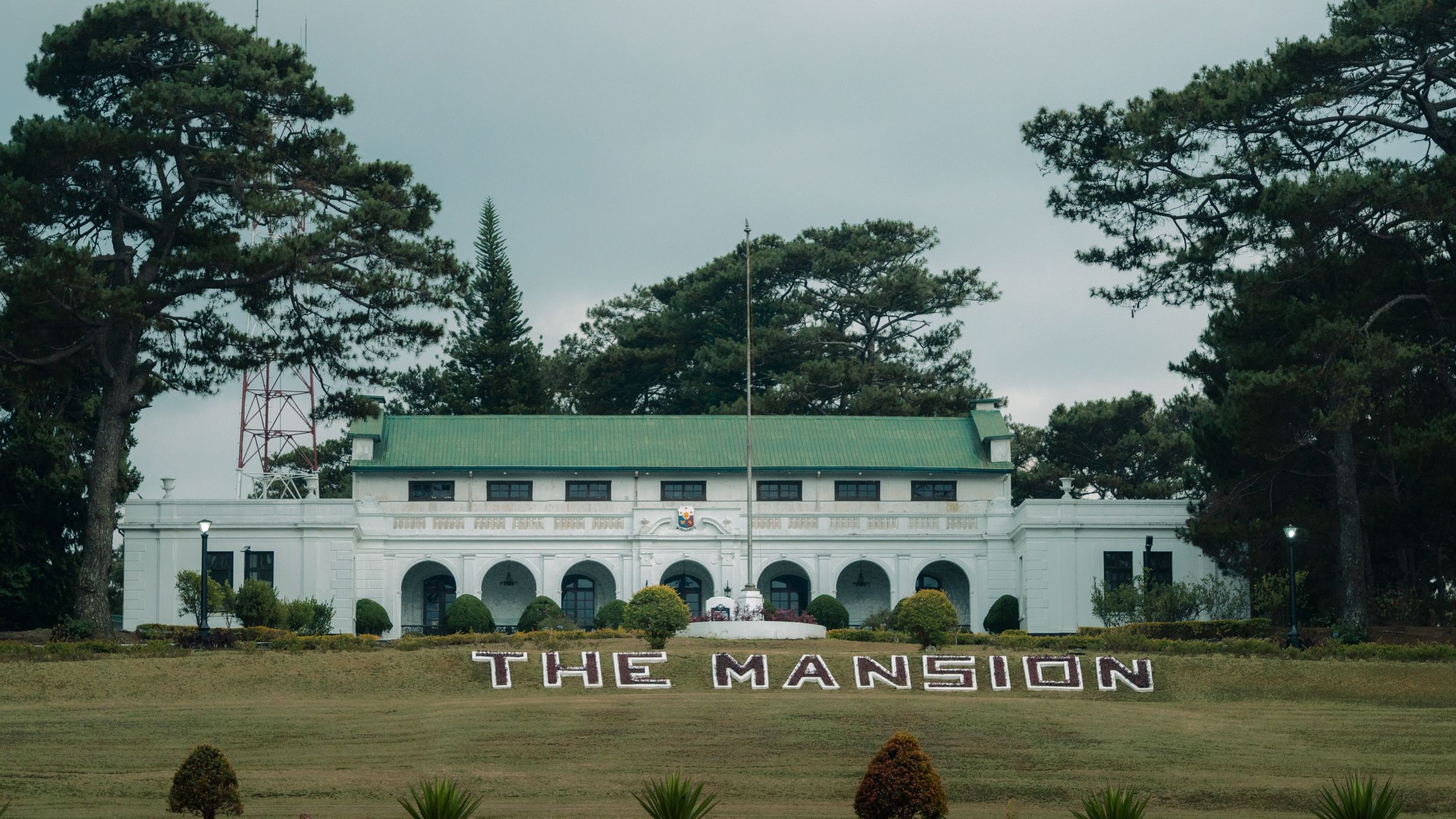 Capture of The Mansion, a historical landmark in Baguio City, Philippines.