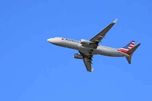 737, alt görüntü, amerikan havayolları içeren Ücretsiz stok fotoğraf