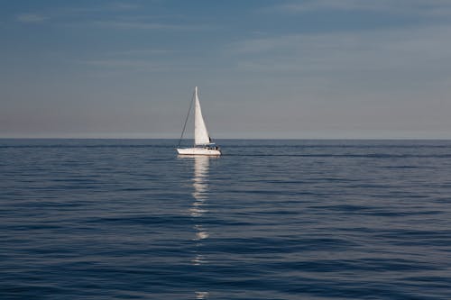 Photos gratuites de eau bleue, embarcation, horizon