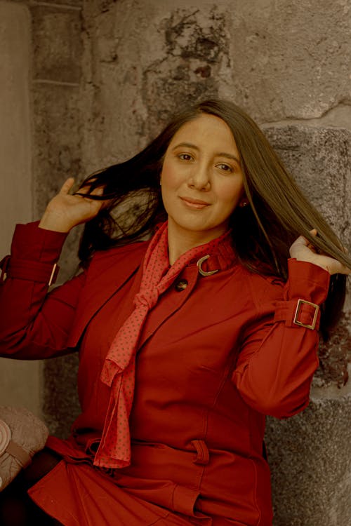 Základová fotografie zdarma na téma kabát, kavkazská žena, módní fotografie