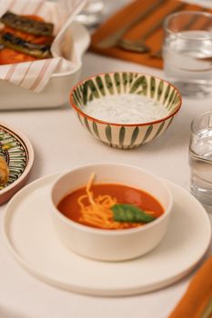 Potage au butternut et noix de coco