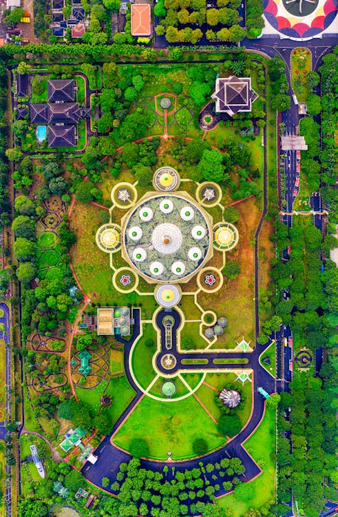 Game Map Aerial View
