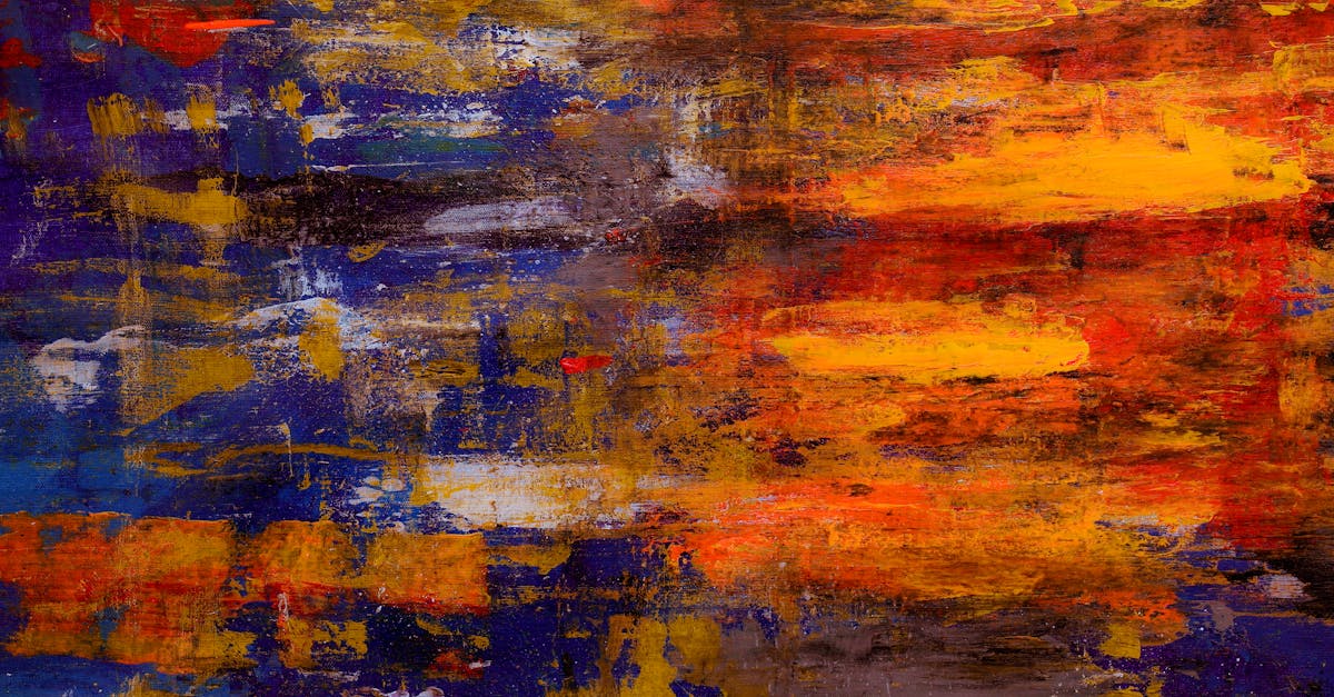 Blue and Orange Abstract Art · Free Stock Photo