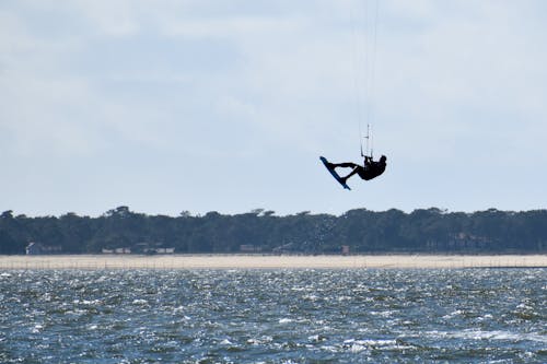 Gratis lagerfoto af kitesurfing