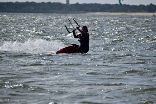 Gratis lagerfoto af kitesurfing