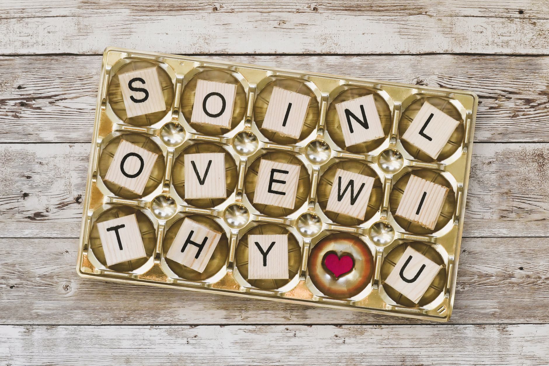 Chocolates left on the doorstep