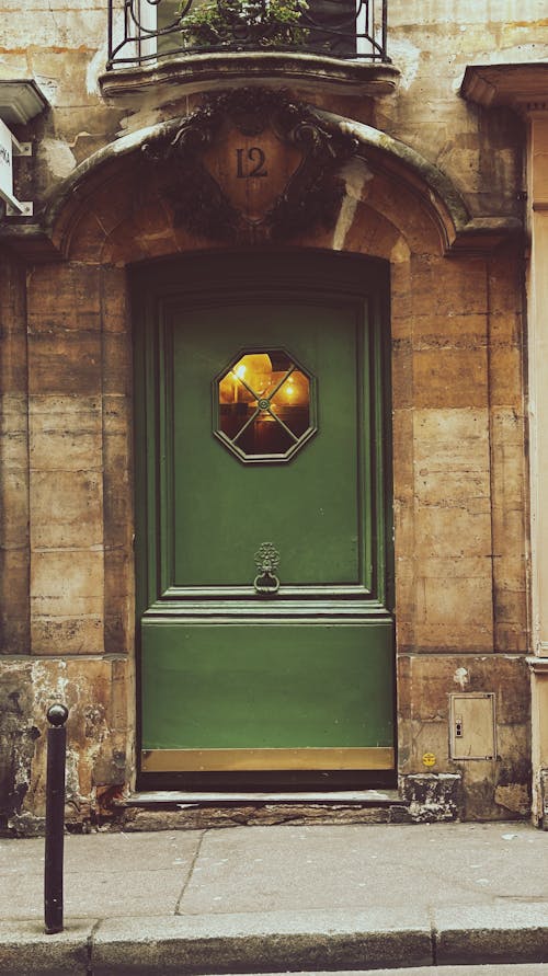 Closed, Vintage Door of Building