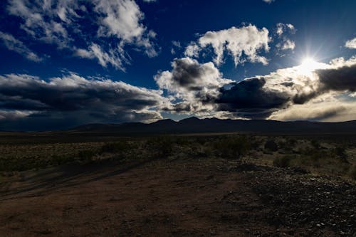 山, 嵐, 砂漠の無料の写真素材