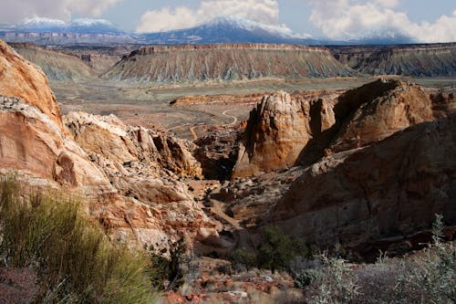 Gratis arkivbilde med canyon, grusvei, landlig