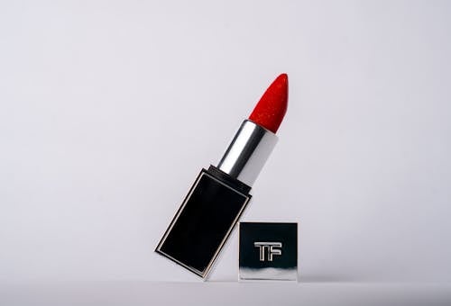 Display of Red Lipstick