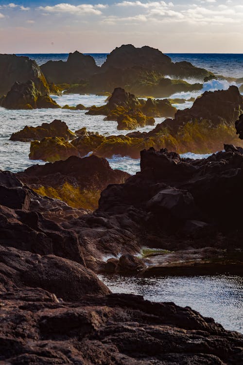 Foto profissional grátis de Açores, água, alvorecer