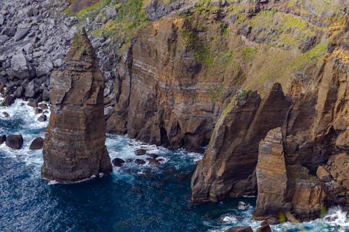Gratis lagerfoto af Azorerne, klippeformationer, klipper