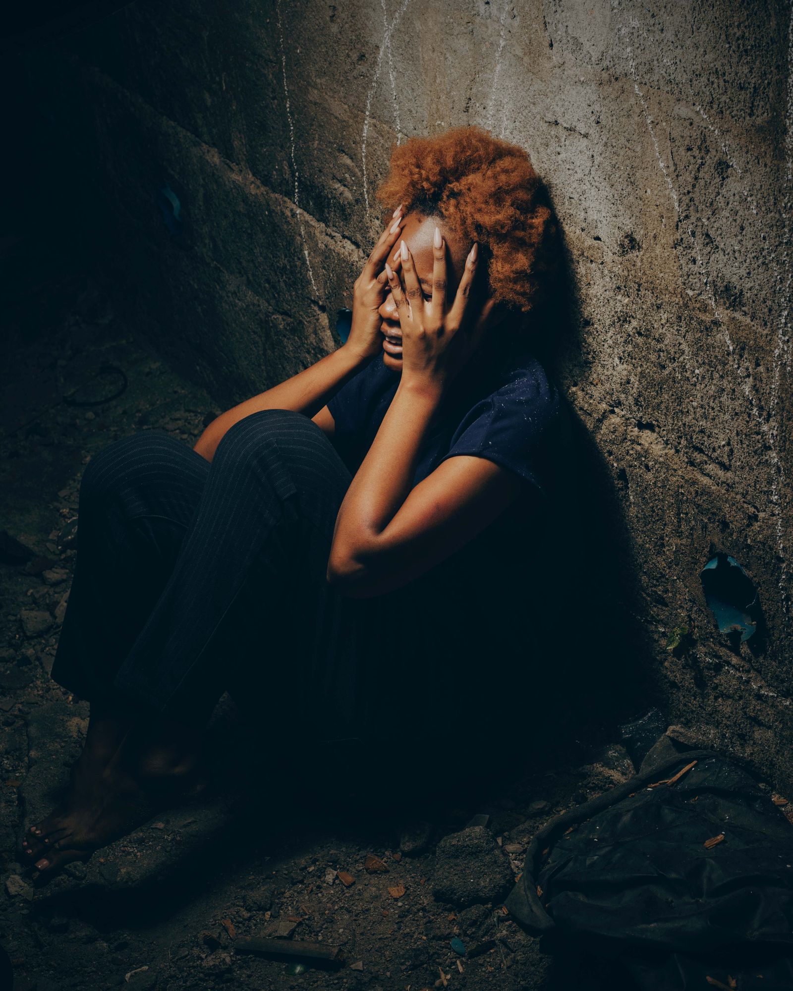 Dramatic Portrait of Distressed Woman · Free Stock Photo