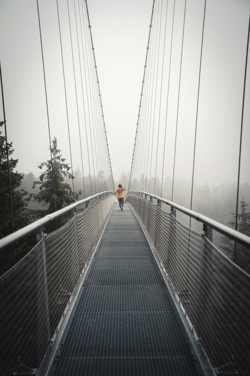 Foto stok gratis hubungan, jembatan, jembatan gantung