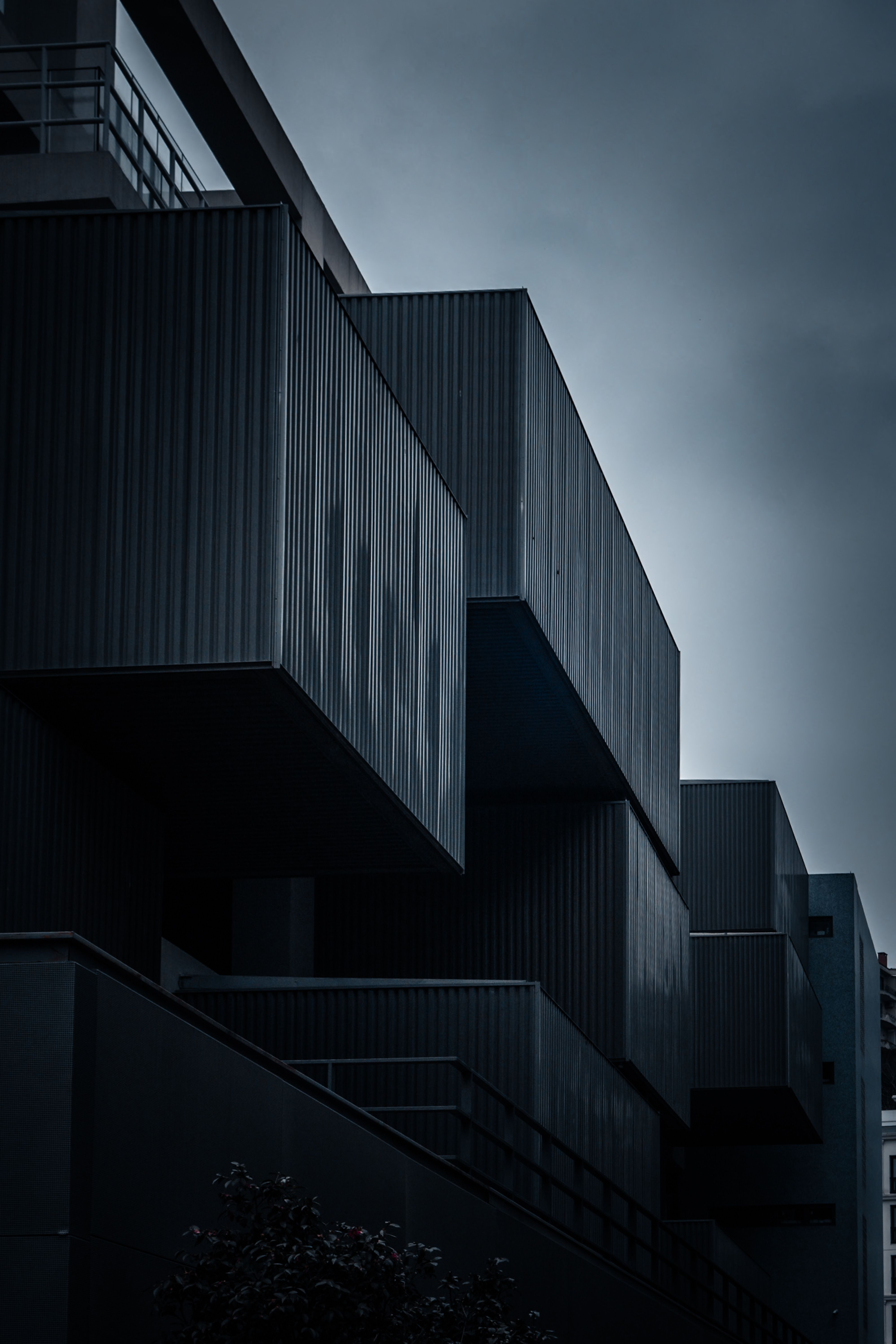Modern architectural building