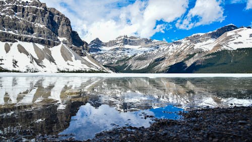 Scenic Alpine Landscape with Lake