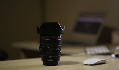 Obiettivo Della Fotocamera Dslr Nero