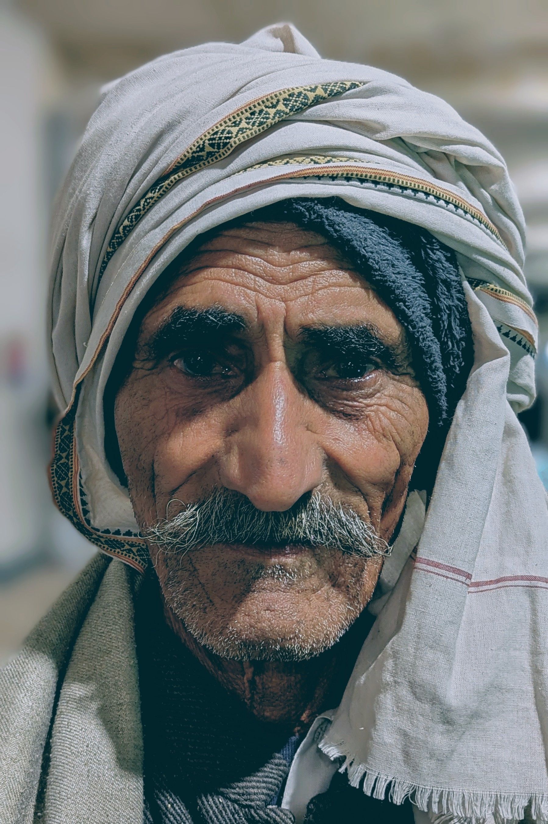 Portrait of an Elderly Man in Traditional Clothing · Free Stock Photo