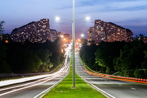 Gri Beton Yol Arası Gri Lamba Yuvası