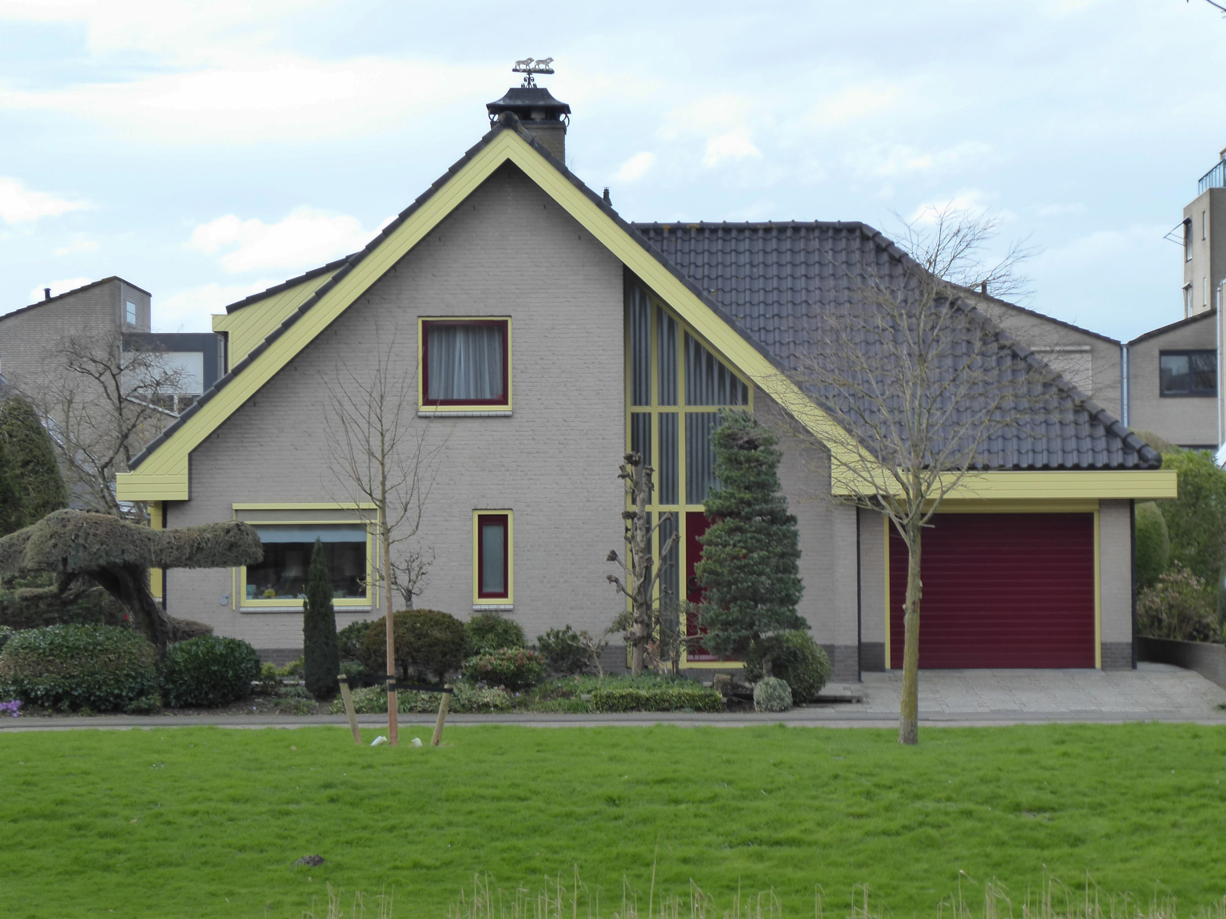 Contemporary detached family house with garage