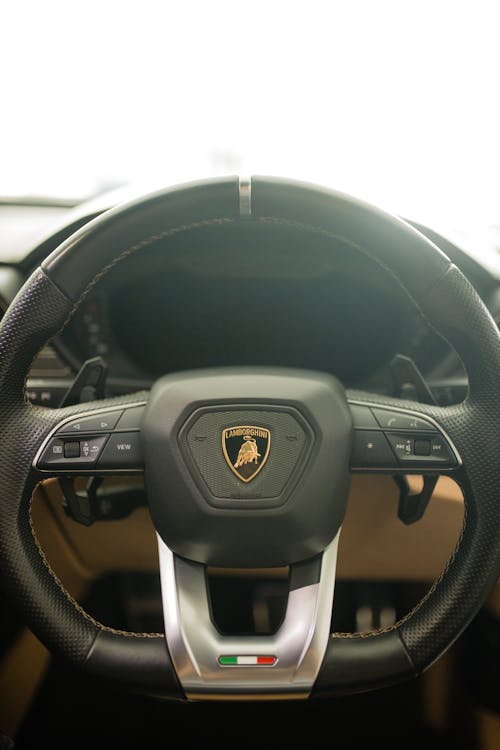 Foto stok gratis fokus selektif, huracan, interior mobil