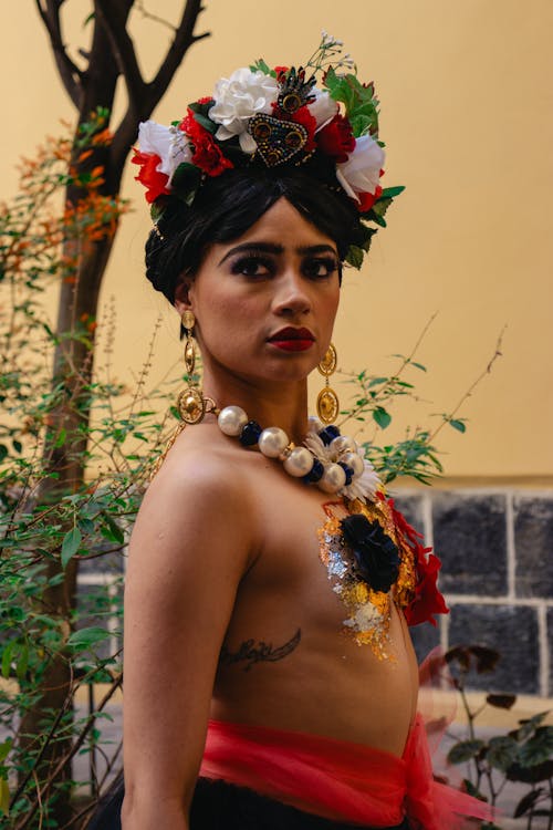 คลังภาพถ่ายฟรี ของ frida kahlo, การถ่ายภาพแฟชั่น, การยืน