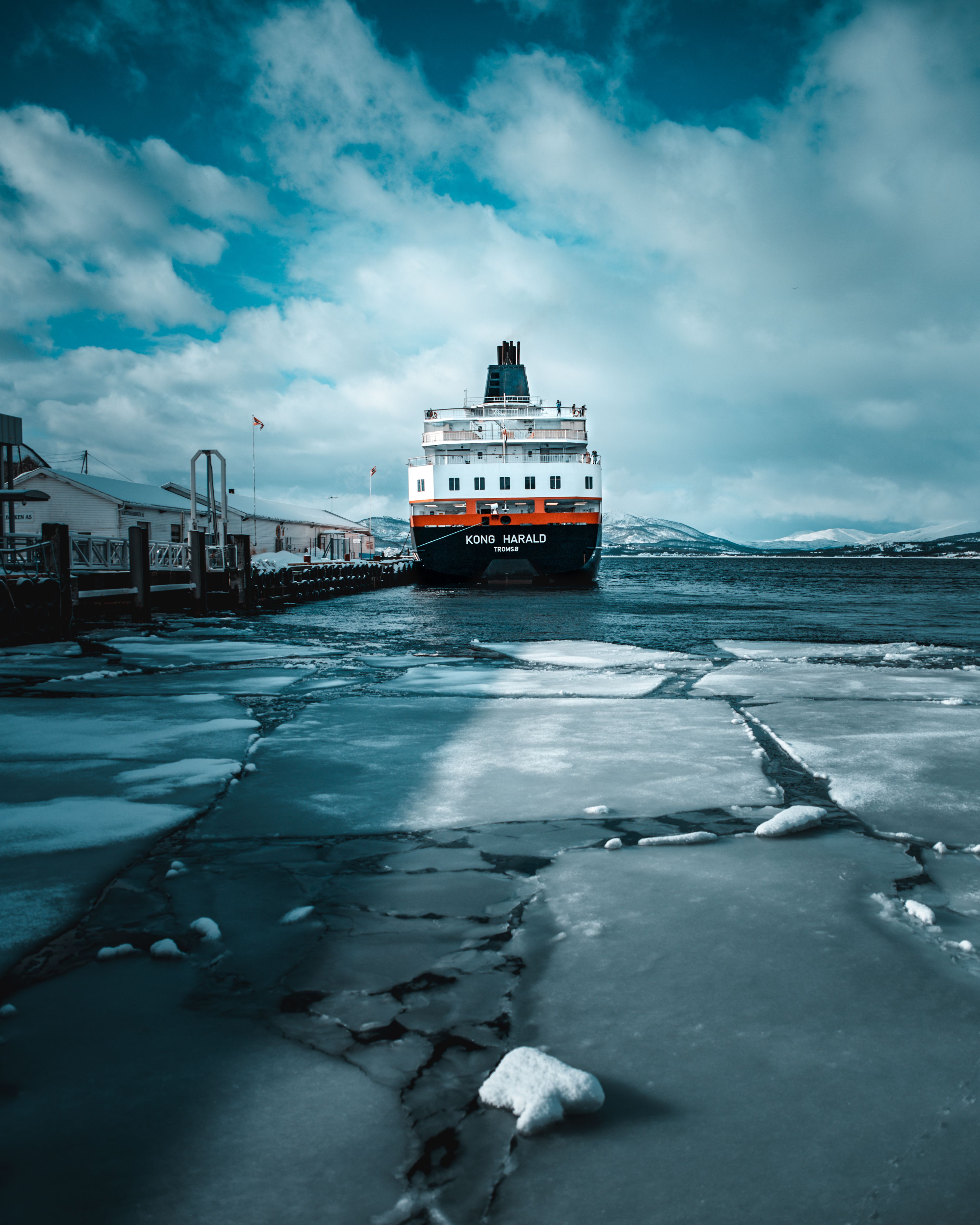 Docked Ship Free Stock Photo