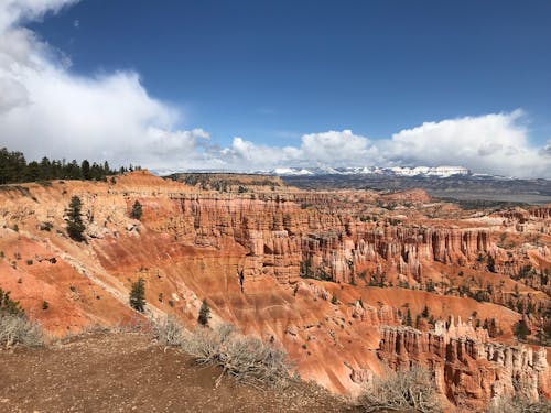 Gratis arkivbilde med canyon, coulds, fjell