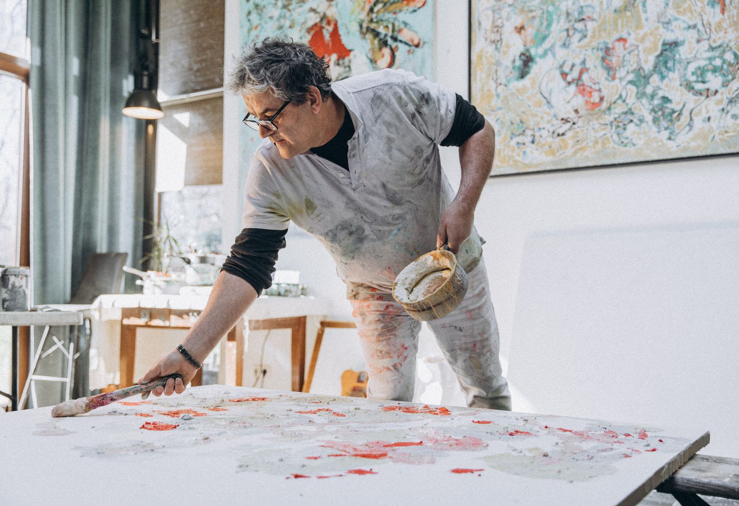 House Painting in Soho — woodwork brushed to a crisp, smooth line
