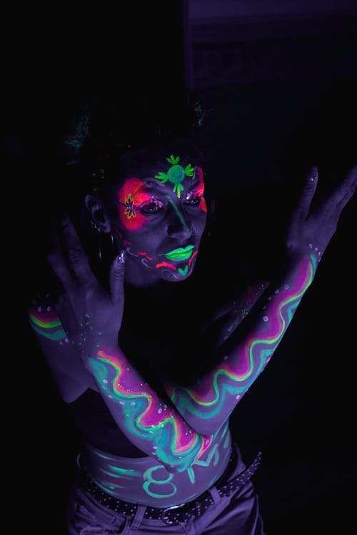 Imagine de stoc gratuită din colorat, femeie, fluorescent