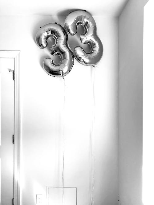 Kostnadsfri bild av 33, ballonger, födelsedag