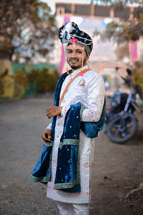 Free Smiling Man in Traditional Costume Stock Photo