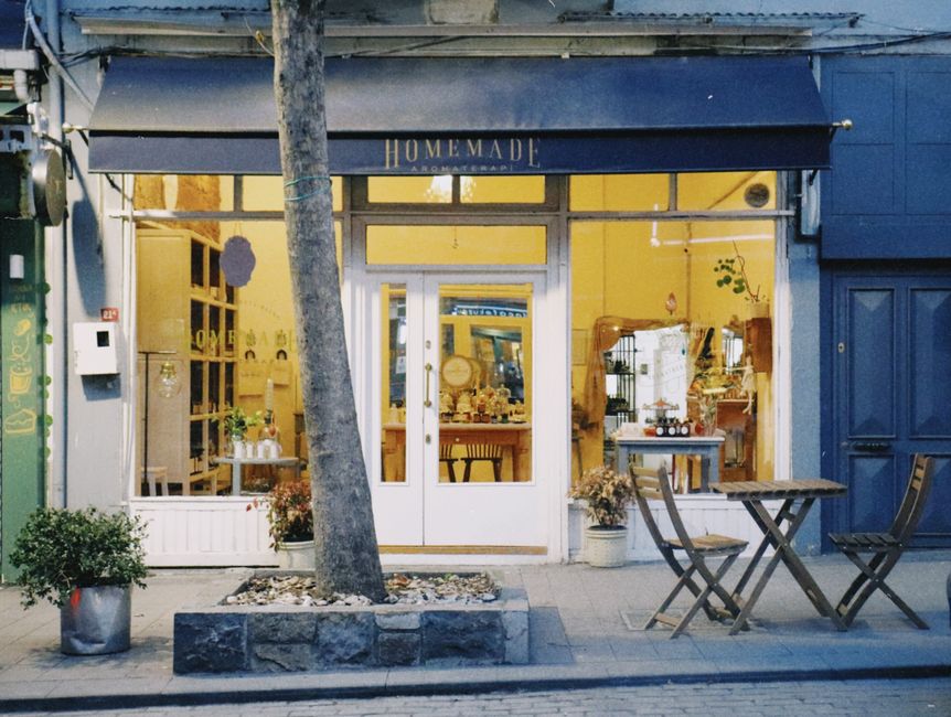 The exterior of a welcoming small business, eligible for the SHOP program. - small business health insurance options program The exterior of a welcoming small business, eligible for the SHOP program. - small business health insurance options program