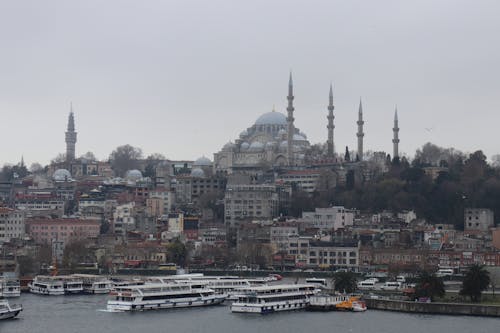 Gratis arkivbilde med ås, båter, bosphorus sundet