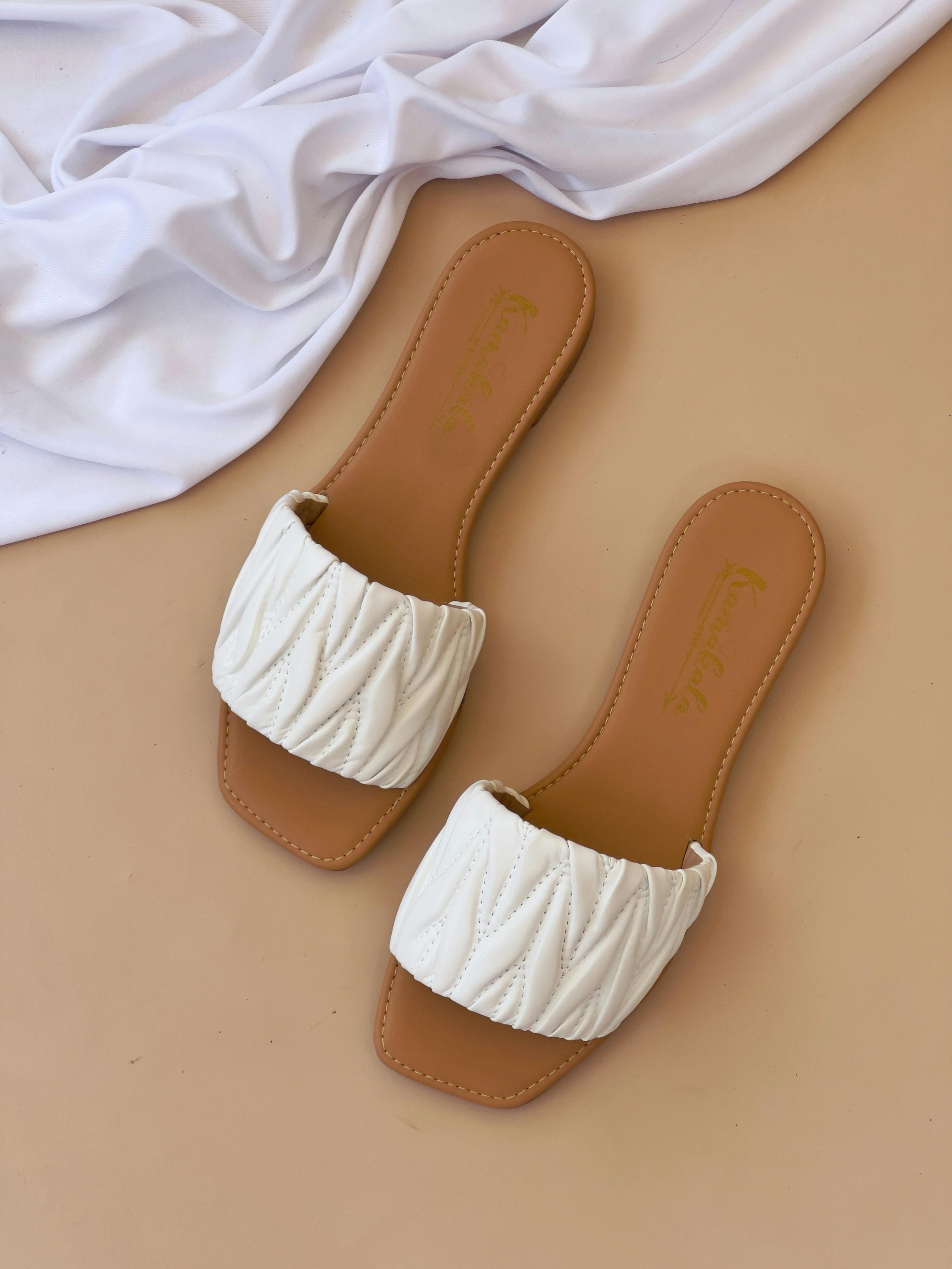 White Slippers / Sandals main image 1