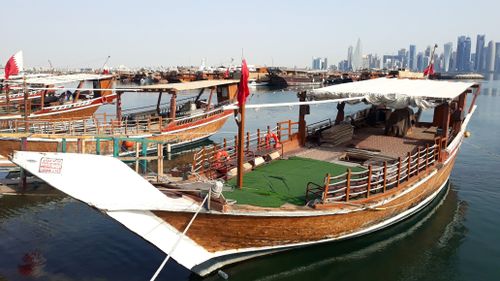 Free Doha Corniche Stock Photo