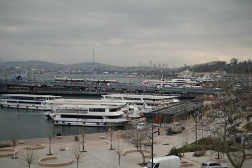 Ferries in a Harbour