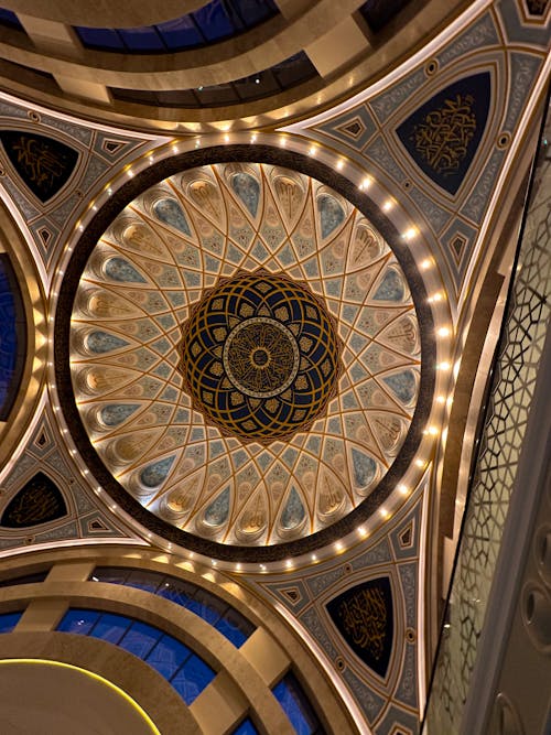 Ornamented Ceiling in Mosque